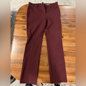 Ann Taylor Women's Deep Red Trousers